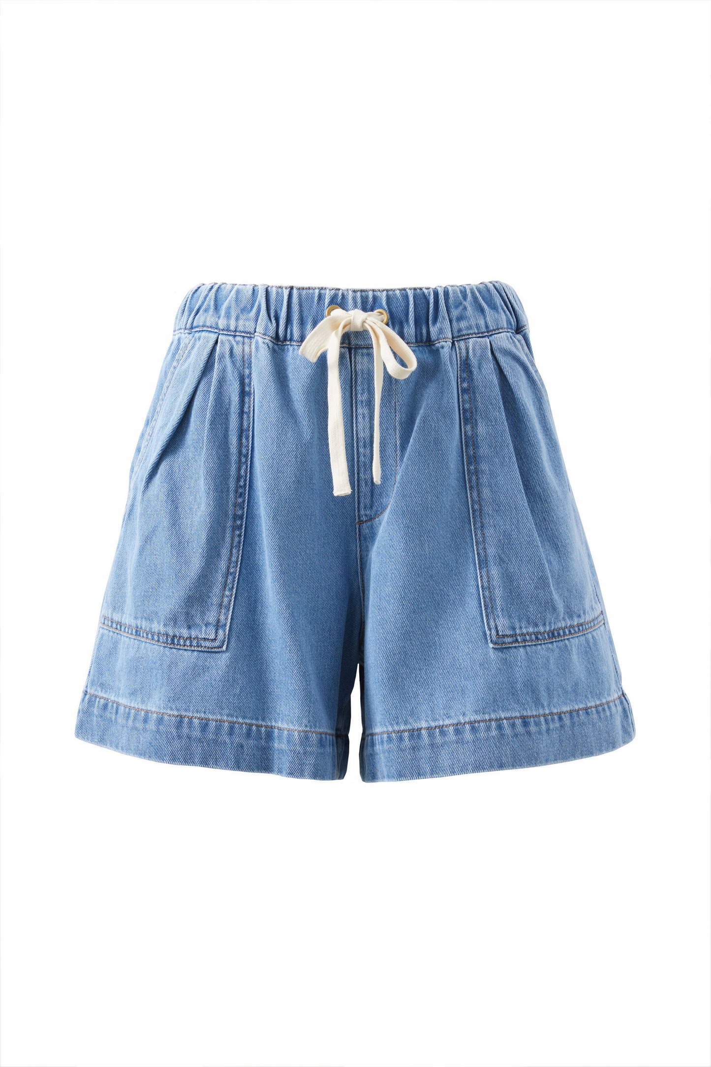 Ceres Life Relaxed Everyday Short Mid Blue Wash