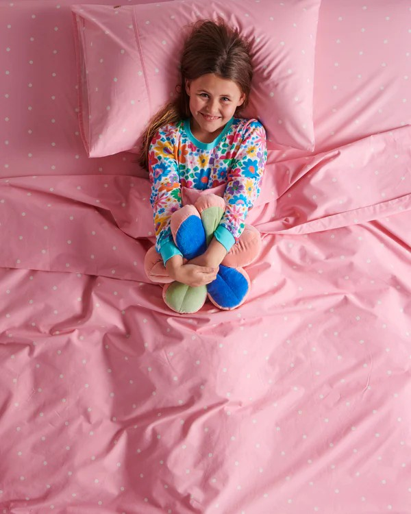 Kip and Co Polkadot Strawberry Organic Cotton