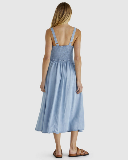 Sass Rye Midi Dress Chambray