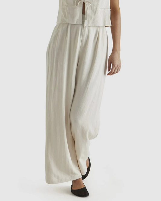 Sass Natalia Pant - Bone Cream