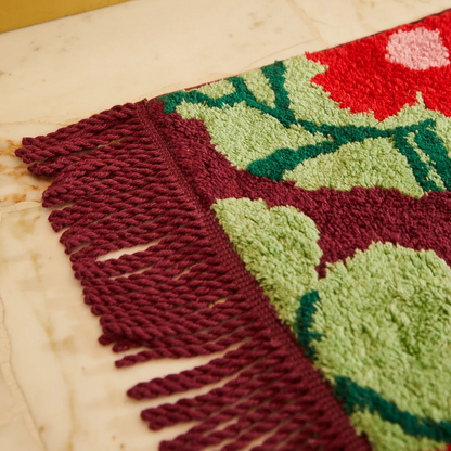 Sage and Clare Genevieve Bath Mat Mahogany