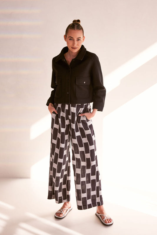 Kaleido High Waisted Wide Leg Mono