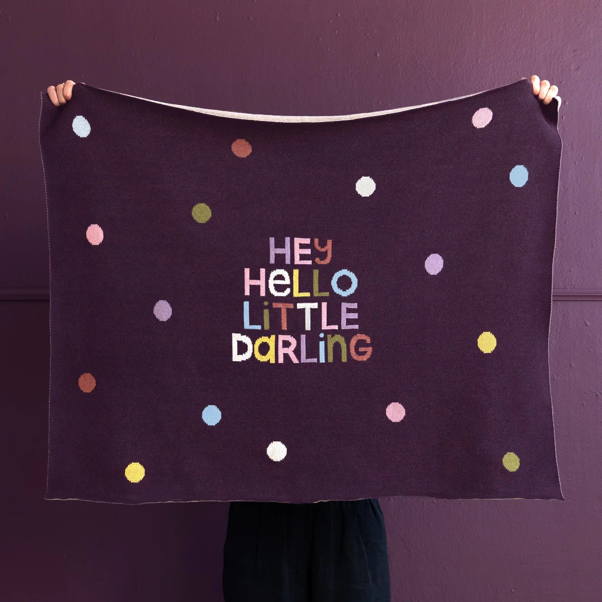 Castle and Things Hello Darling Baby Throw