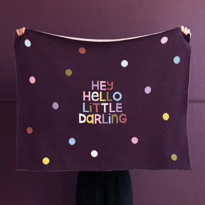 Castle and Things Hello Darling Baby Throw
