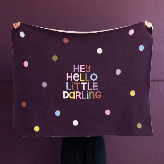 Castle and Things Hello Darling Baby Throw