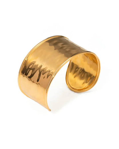 Greenwood Designs Inez Bold Gold Cuff Bangle