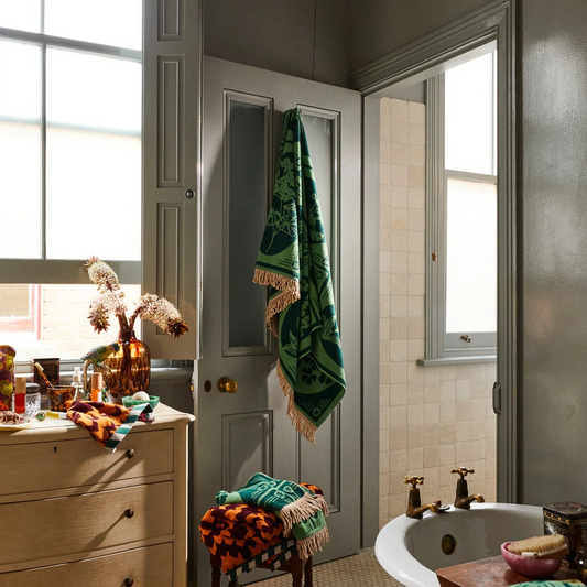 Sage and Clare GIGI Bath Sheet Emerald