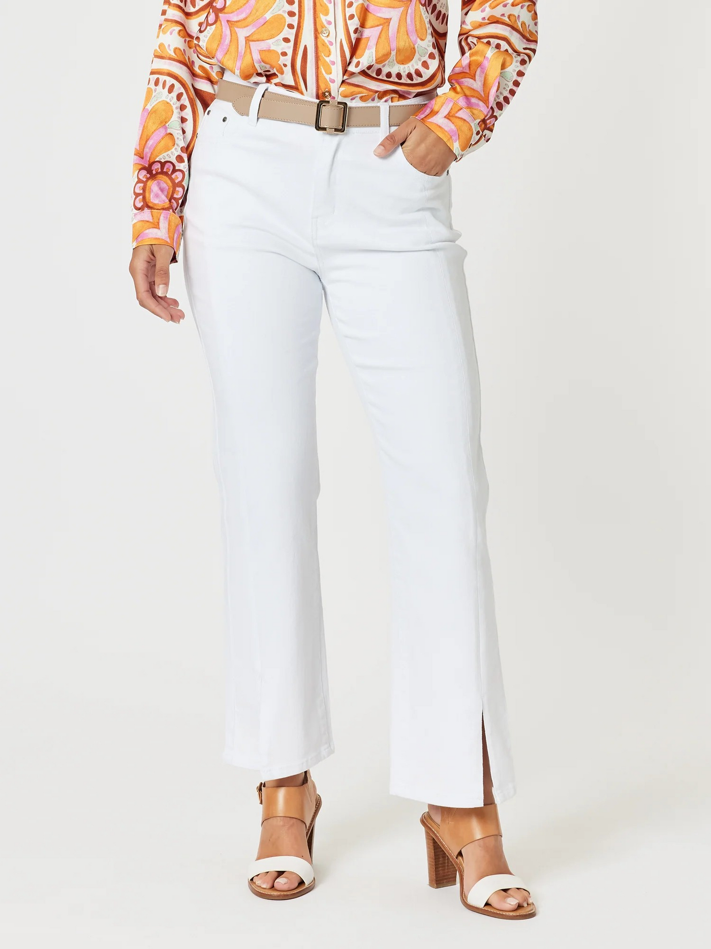 Threadz Republic Jean White