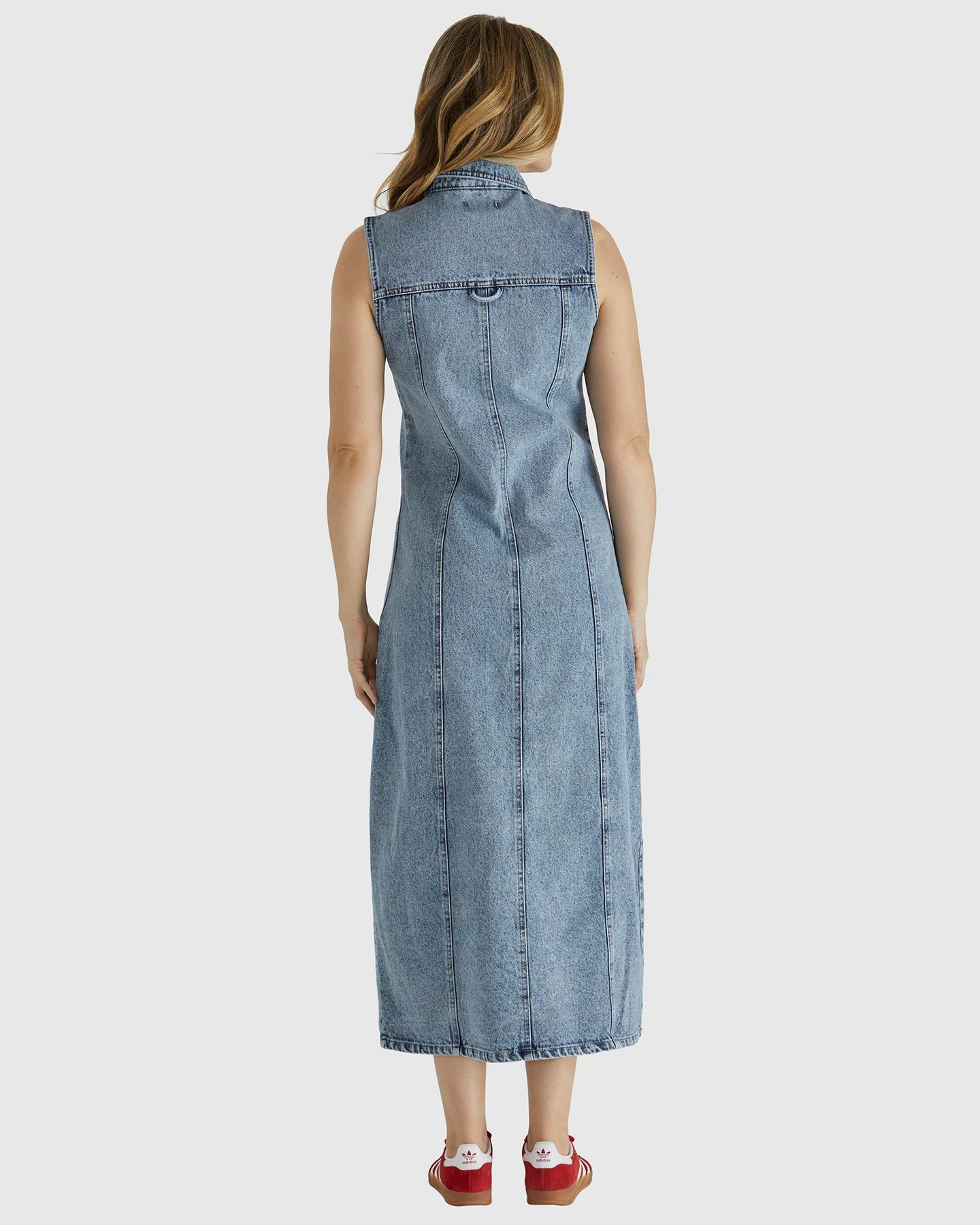 Sass Jordan Dress Acid Wash