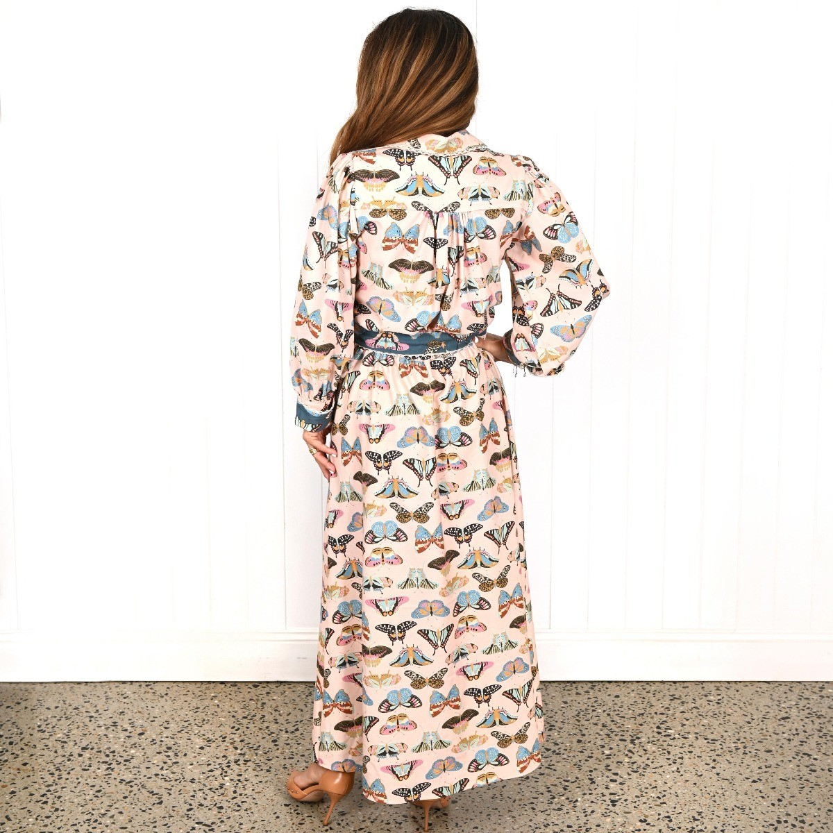 Palm Cove Emerge Pink butterfly "Megan" Dress
