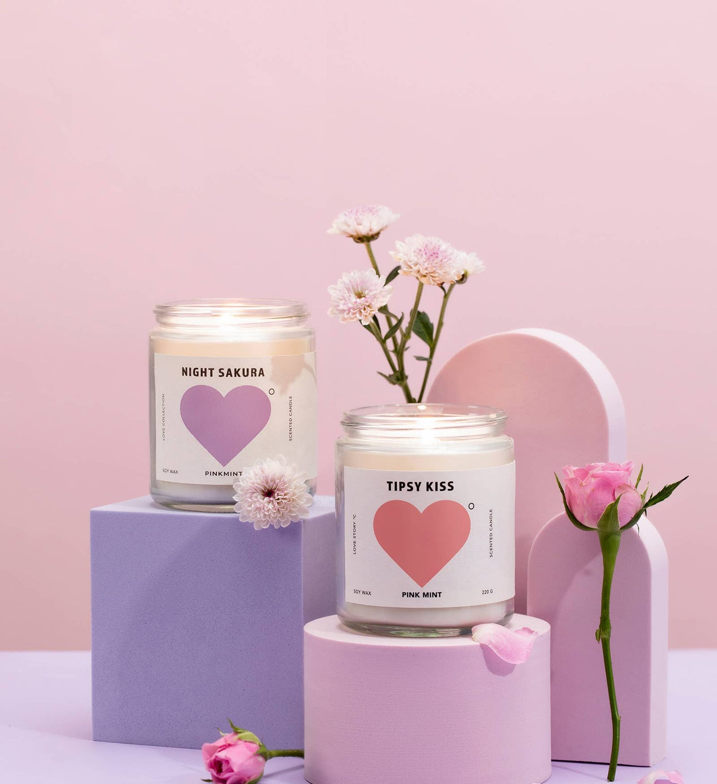 Pinkmint Tipsy Kiss Soy Candle