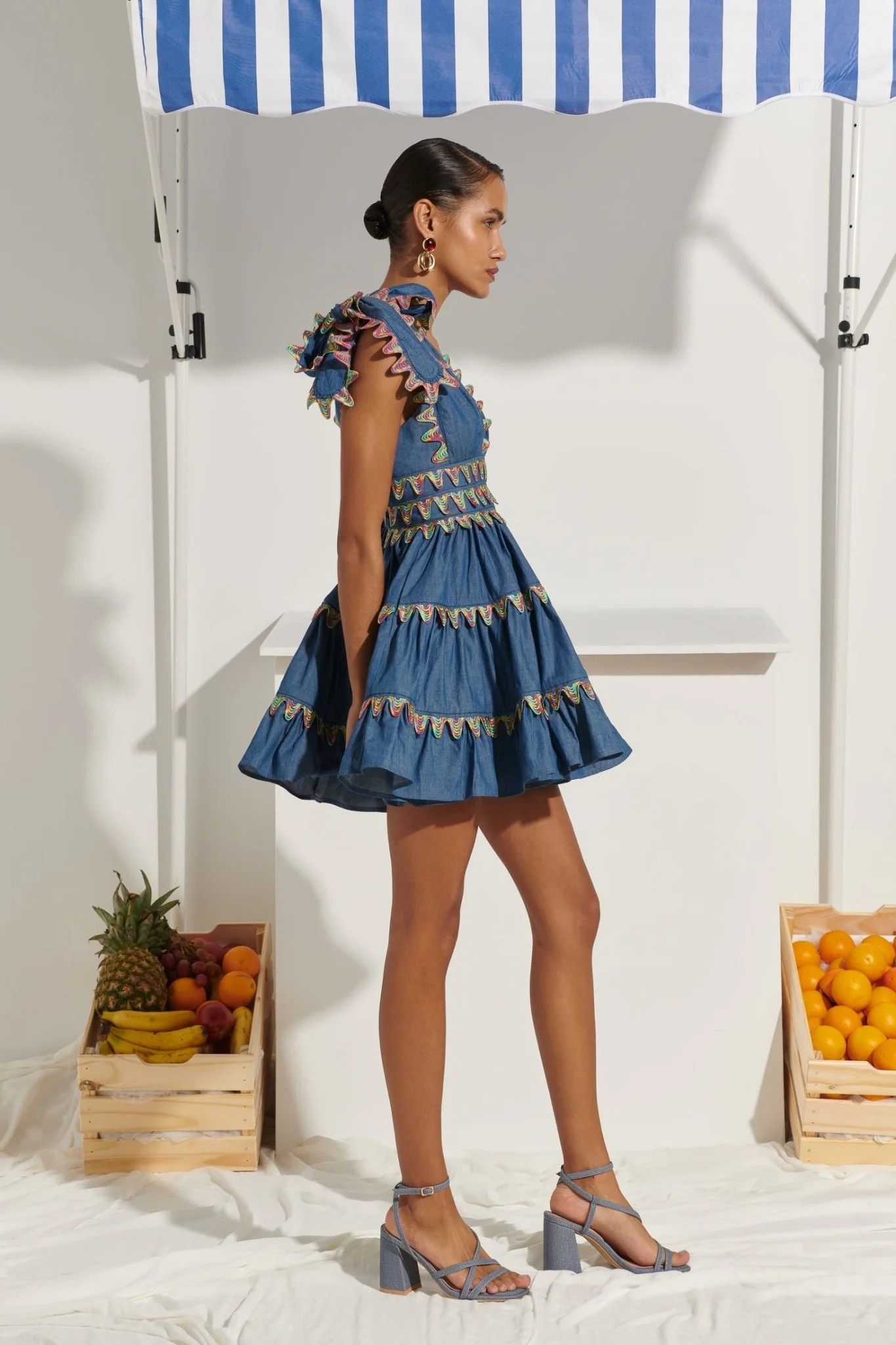 Celia B Cheil Dress Blue