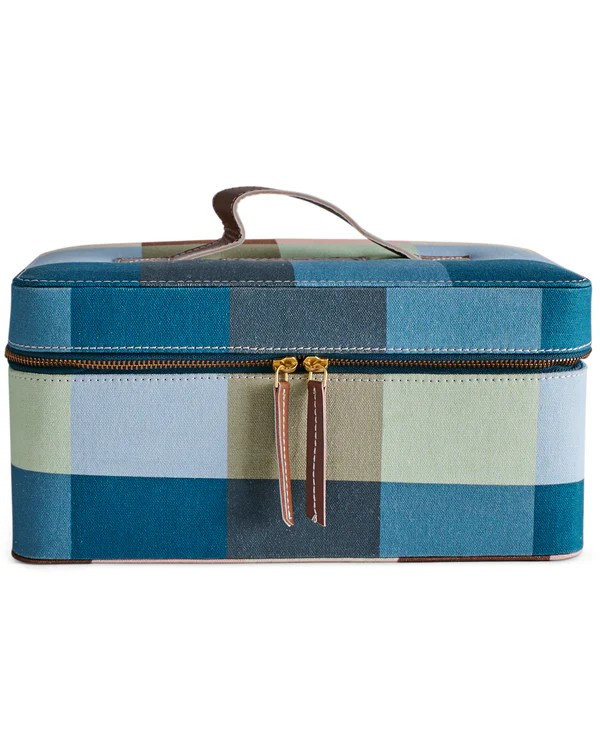 Kip and Co Woodlands Tartan Toiletry Case