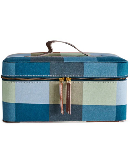 Kip and Co Woodlands Tartan Toiletry Case