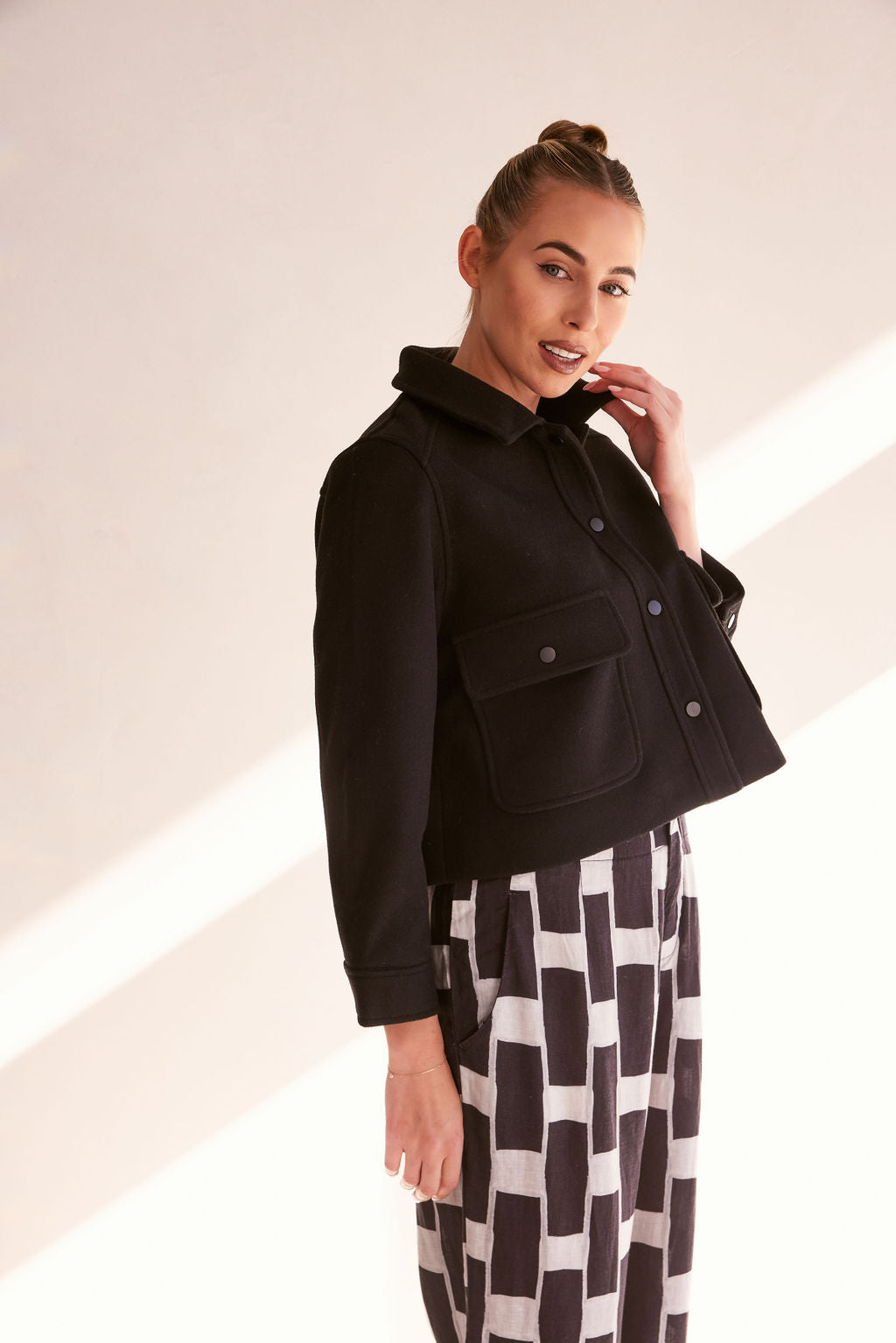 Kaleido High Waisted Wide Leg Mono