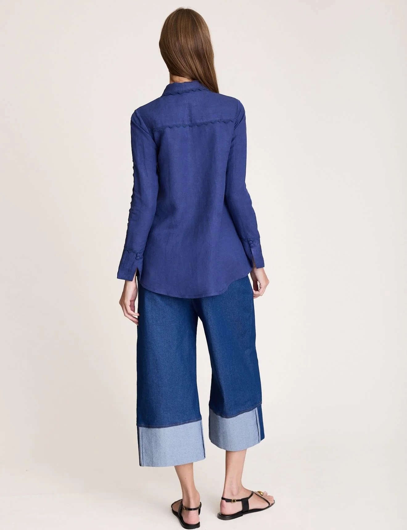 State of Embrace Lotte Blouse Navy