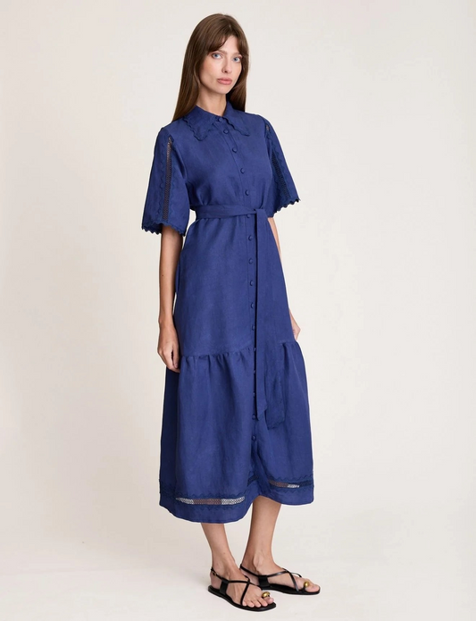 State Of Embrace Lotte Dress Navy