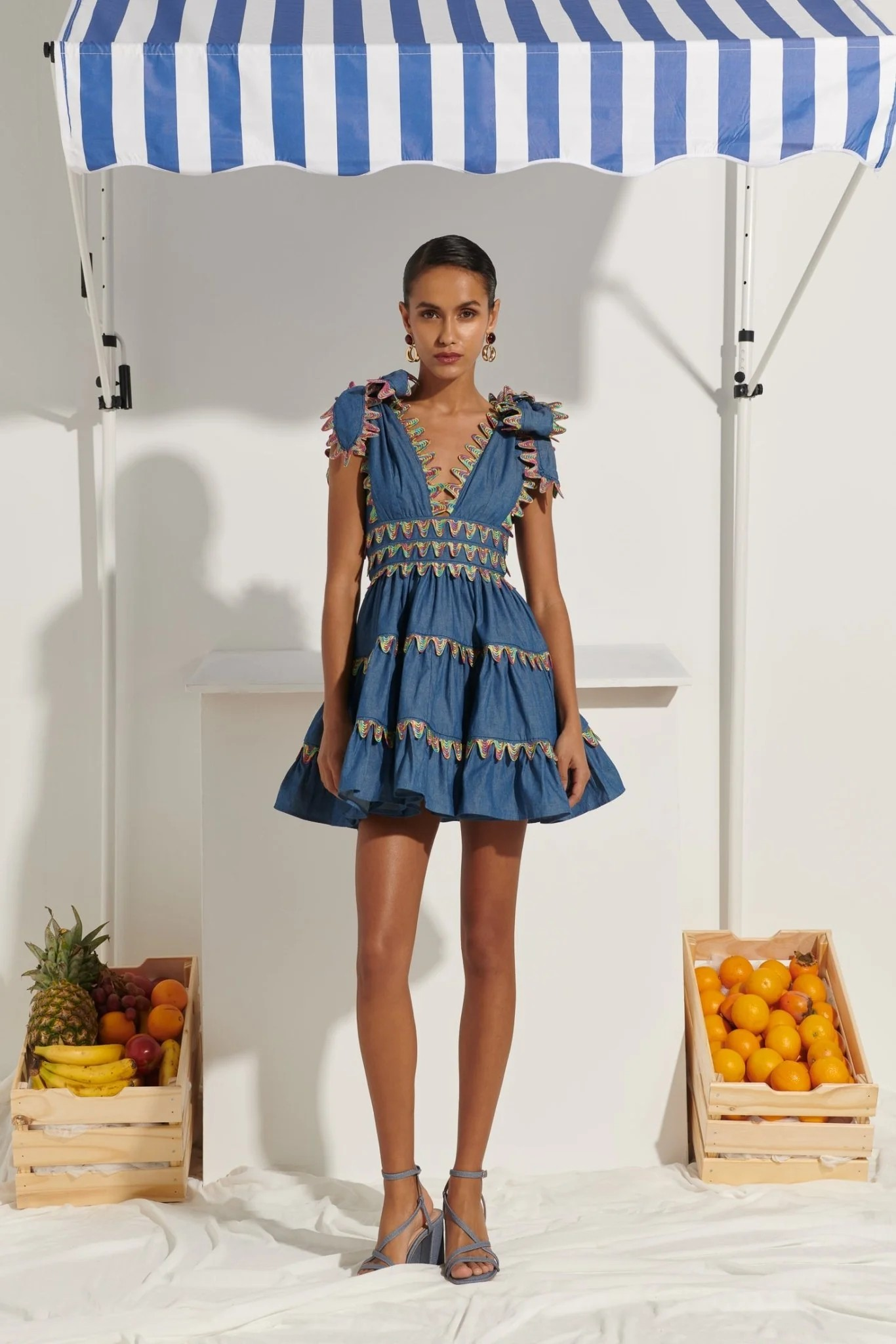 Celia B Cheil Dress Blue