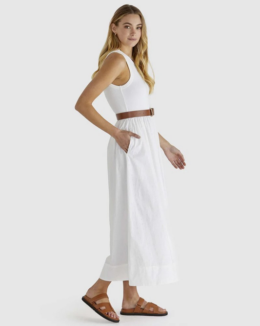 SASS Opal Dress White