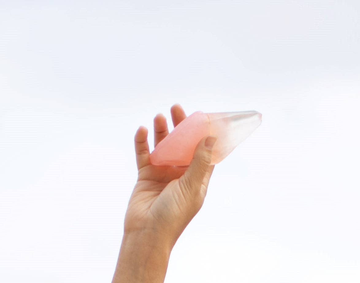 Summer Salt Body Crystal Soap - Rose Quartz
