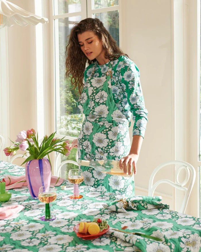 Kip and Co Tumbling Flowers Tablecloth