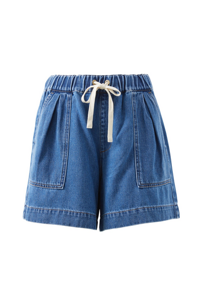 Ceres Life Relaxed Everyday Short Washed Indigo