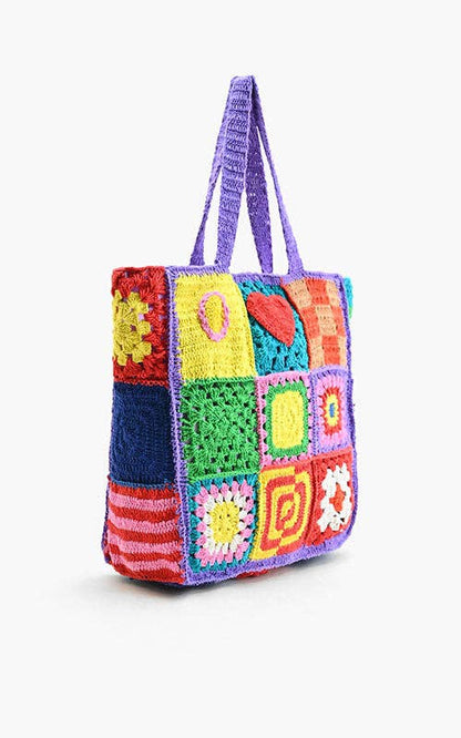 America and Beyond Fun Crochet Pop Culture Tote