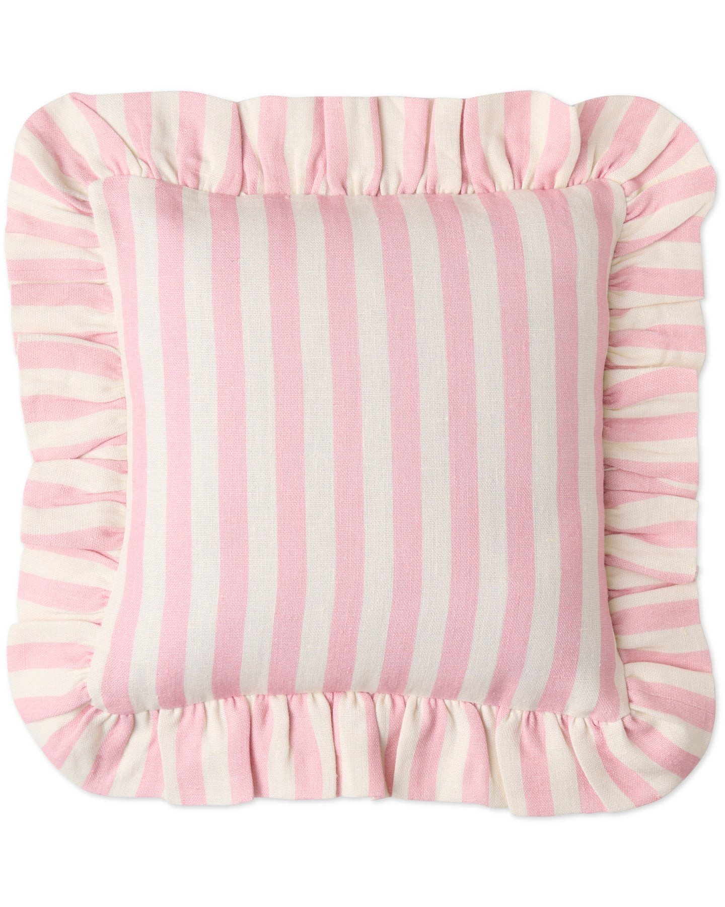Kip and Co Candy Stripe Frill Upholstery Cushion