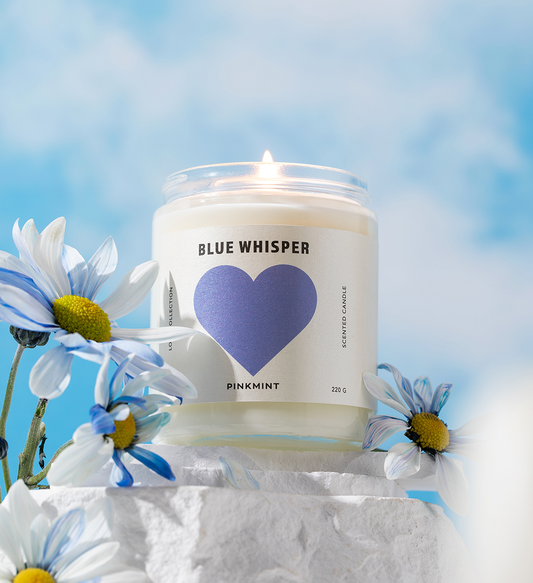 Pinkmint Blue Whisper Soy Candle