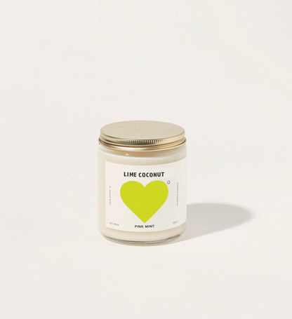 Pinkmint Lime Coconut Soy Candle