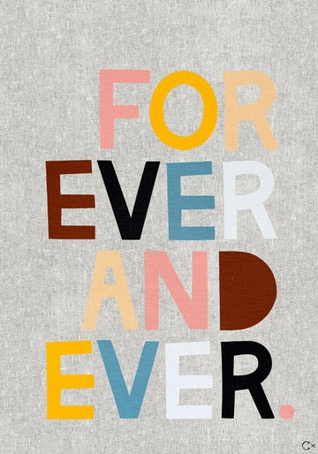 Castle and Things Art Teatowel