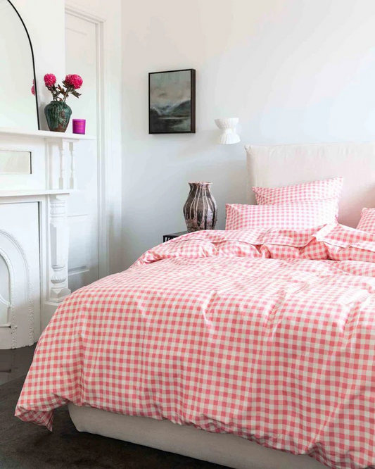 Kip and Co Gingham Candy Check Linen
