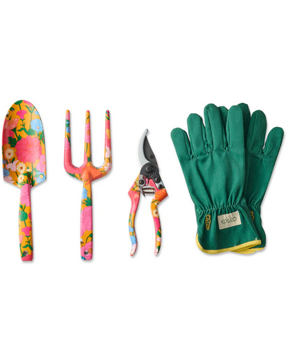Kip and Co Follow the Sun Yellow Garden Tools and Gloves Set
