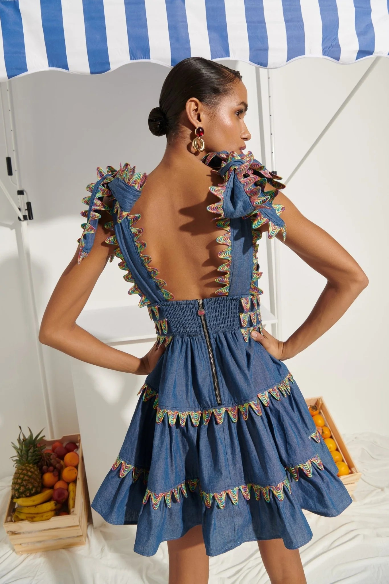 Celia B Cheil Dress Blue