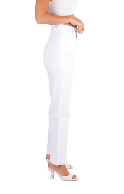 Wakee Denim - White Wide Leg Jean
