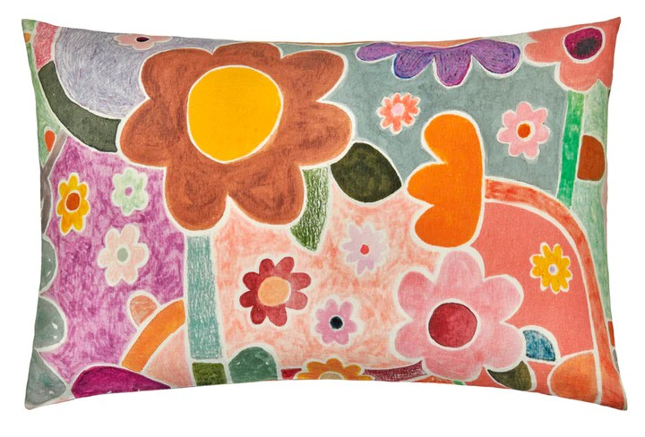 Castle and Things Pencil Linen Pillowcase Single