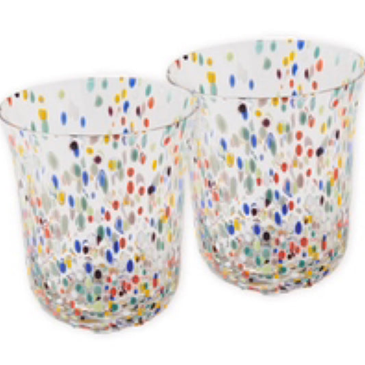 Kip And Co Party Speckle Tumbler Glass