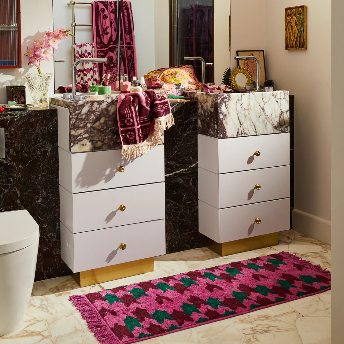 Sage and Clare Arlette Bath Runner