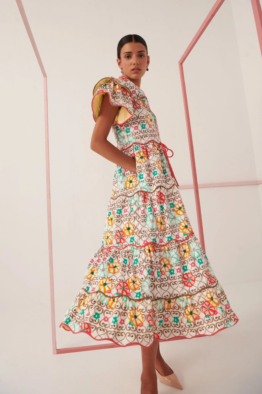 Celia B Baba Island Print Dress