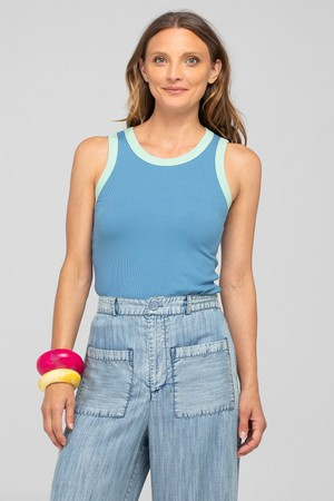 Boom Shankar Bellissimo Tank Top - Dusty Blue