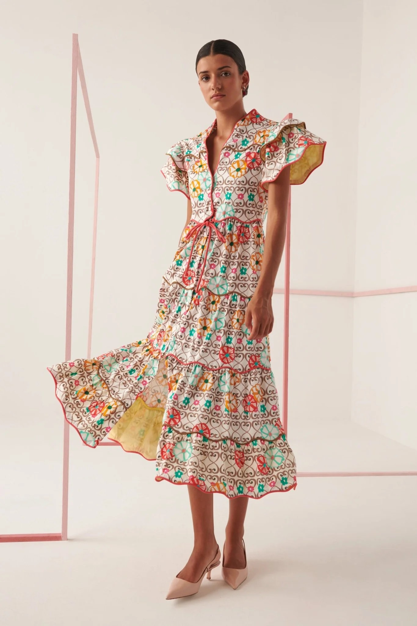 Celia B Baba Island Print Dress