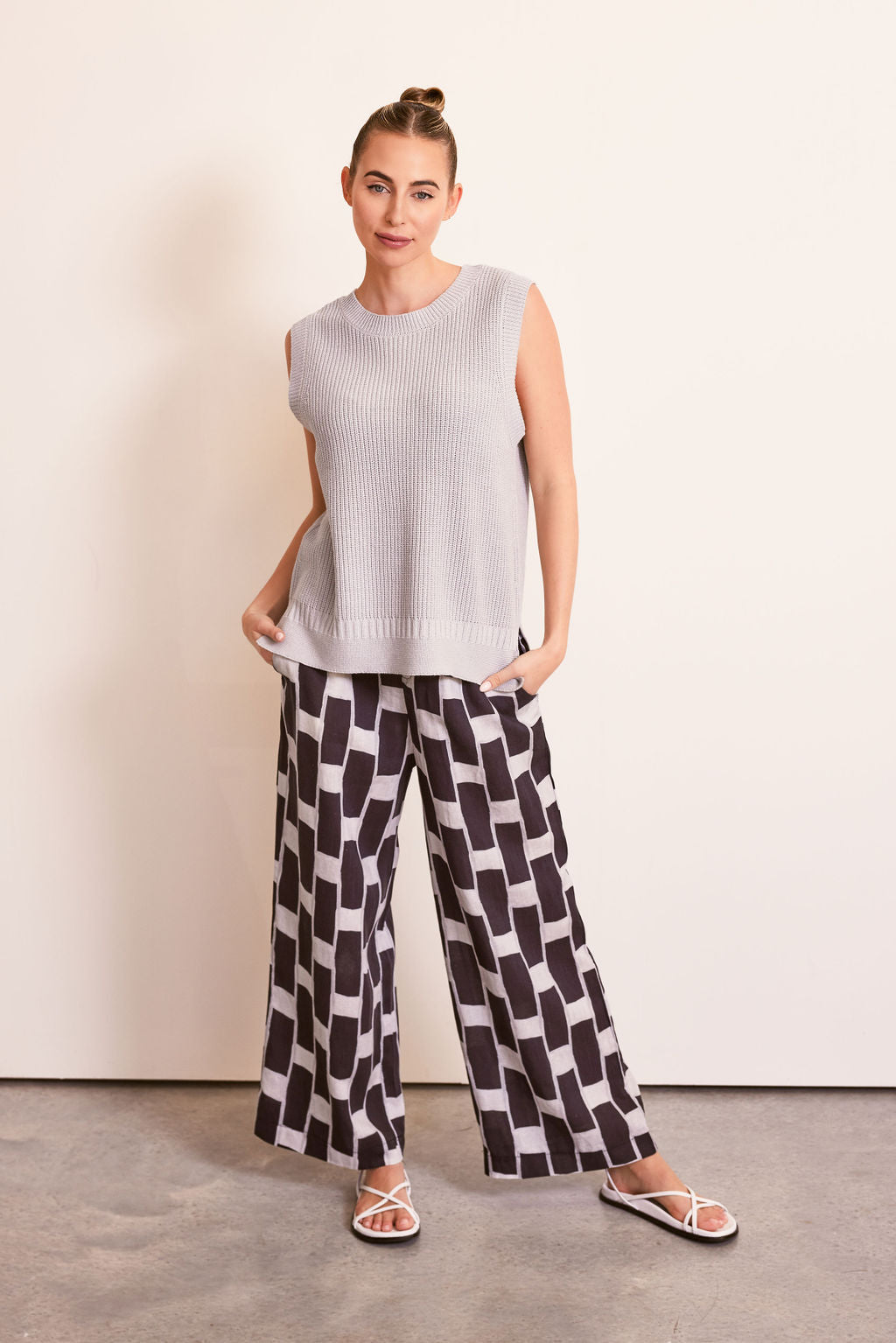 Kaleido High Waisted Wide Leg Mono