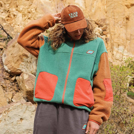 Yeah Nah Cord Cap in Tobacco: Tobacco, OS