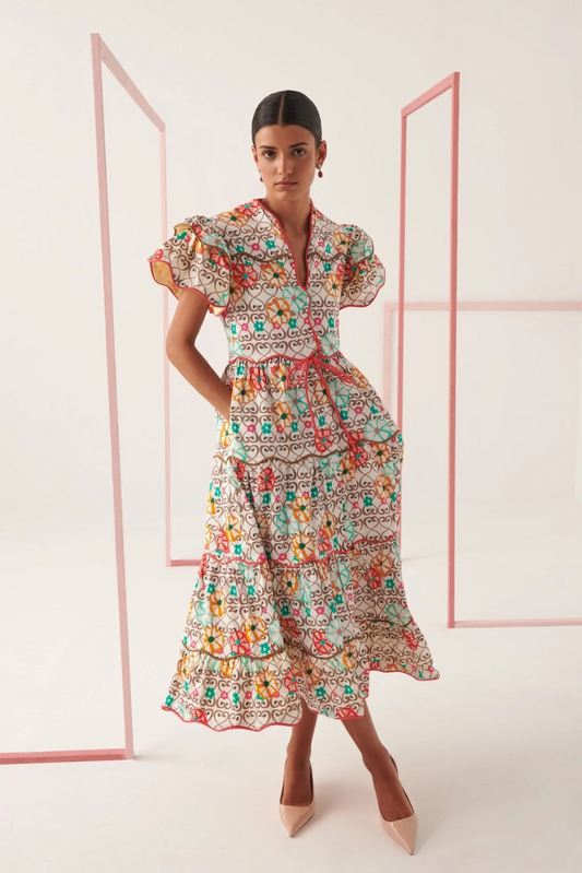 Celia B Baba Island Print Dress