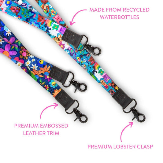 Kutopia's Garden Wrist Lanyard: Multi