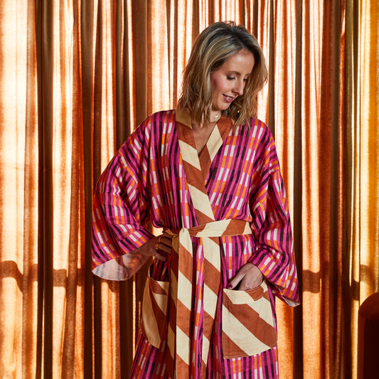 Sage & Clare Chameli Cotton Robe