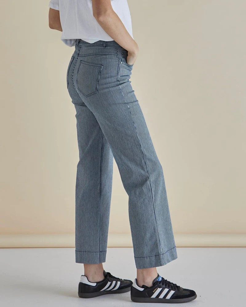 Betty Basics Willow Pinstripe Wide Leg
