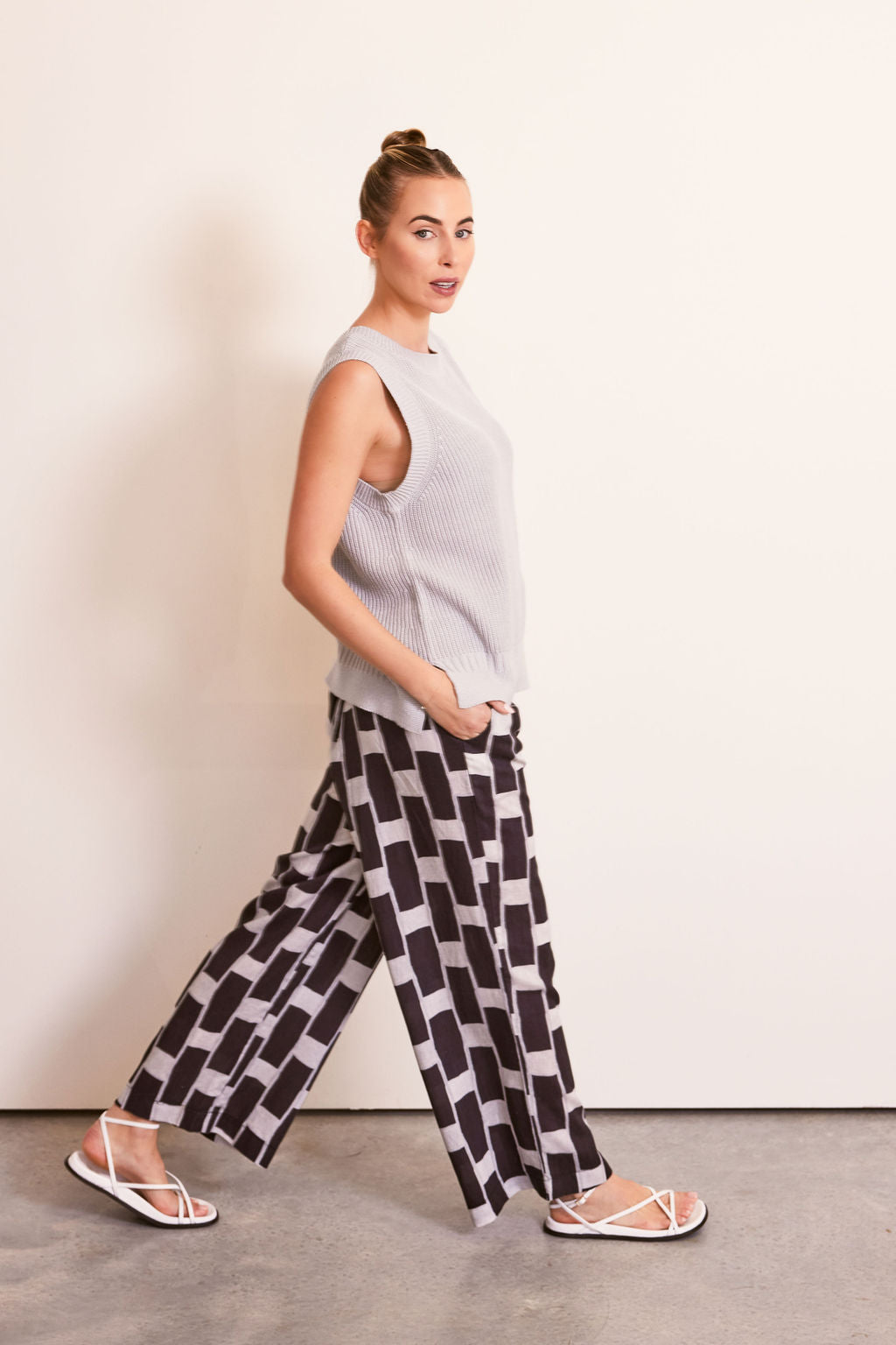 Kaleido High Waisted Wide Leg Mono