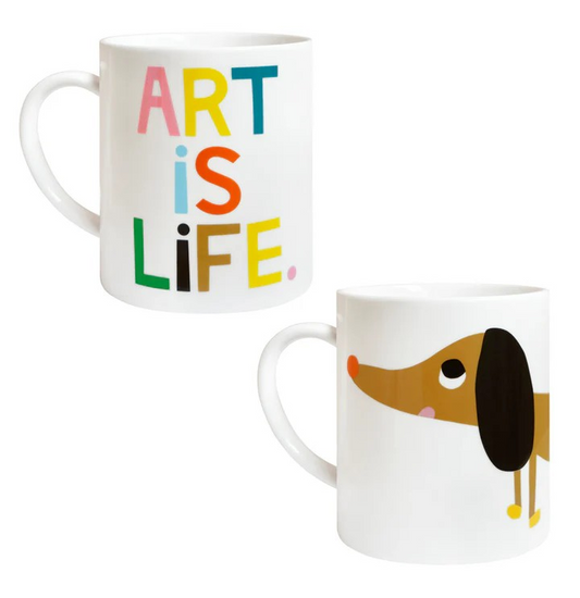 Castle and Things Art is Life Mug Set