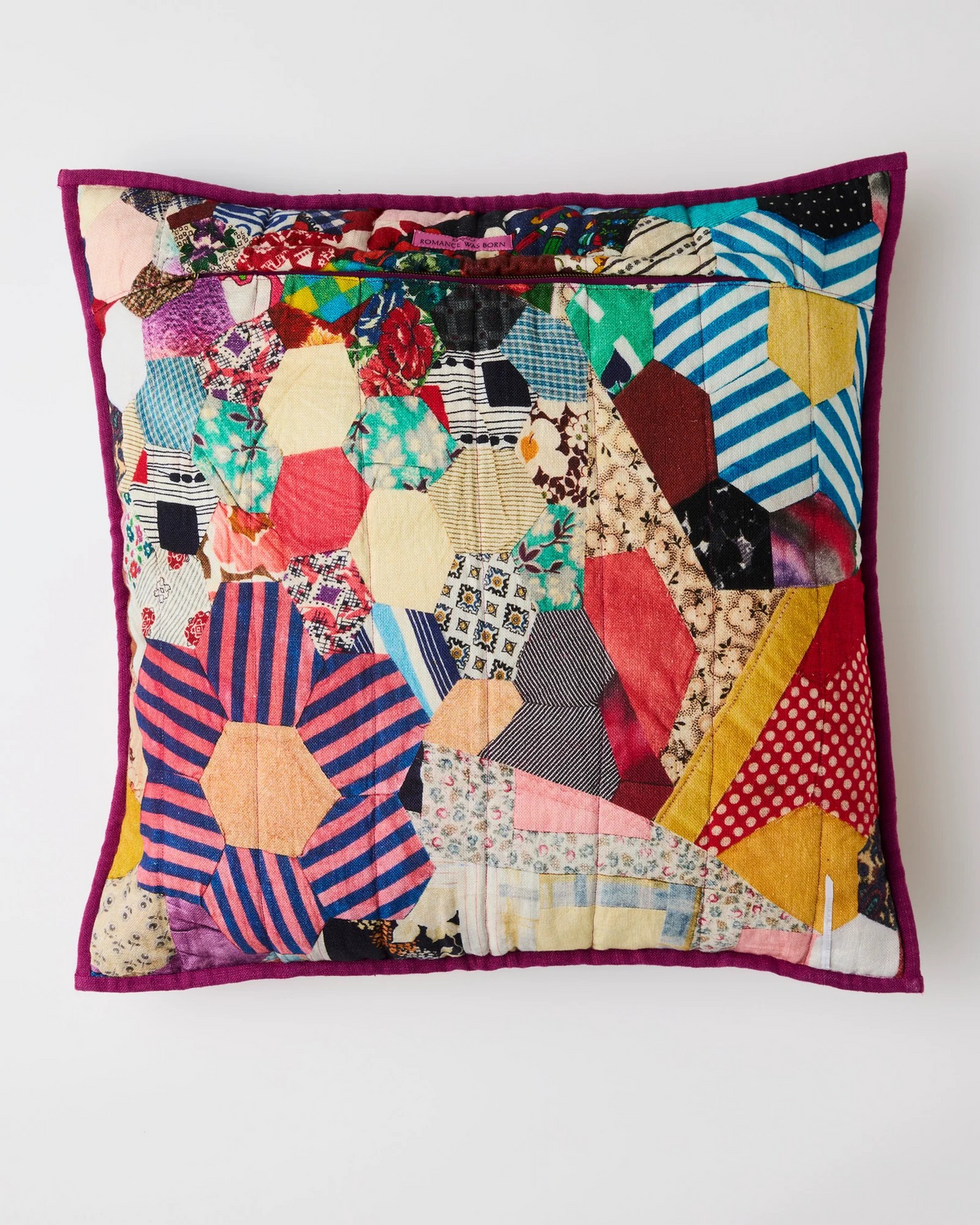 Kip and Co x Romance Was Born Patchy Times Upholstery Cushion